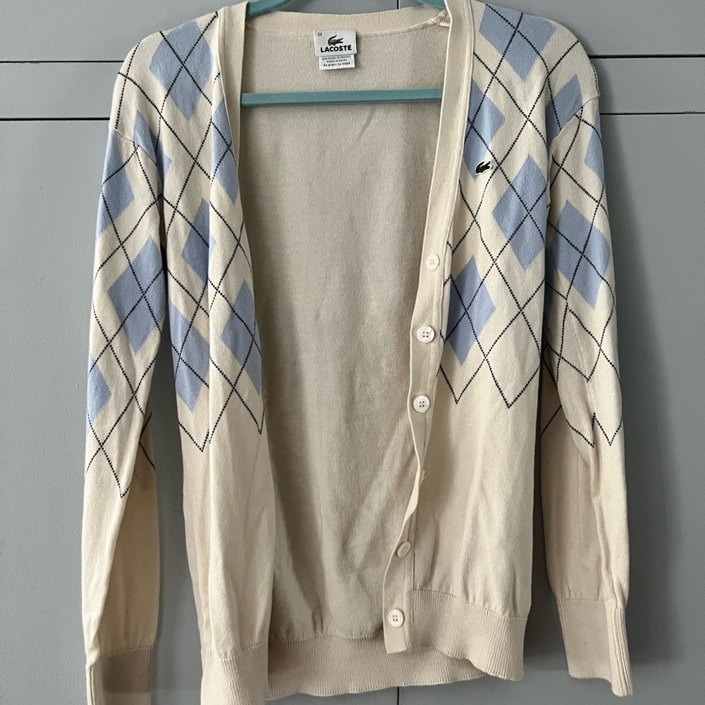 Lacoste Argyle Sweater